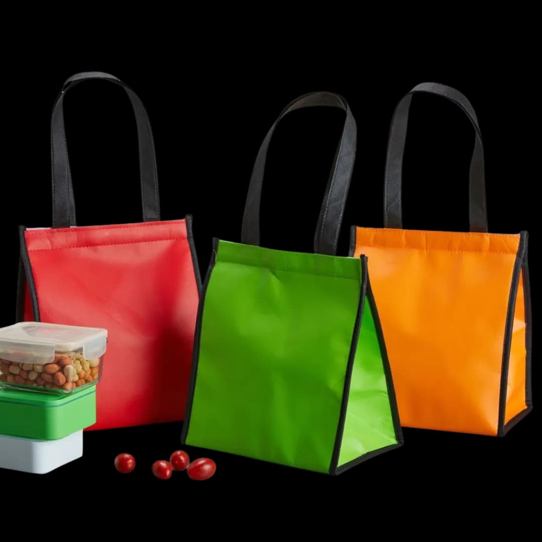 Bolsa térmica feita em tnt impermeável -12 litros