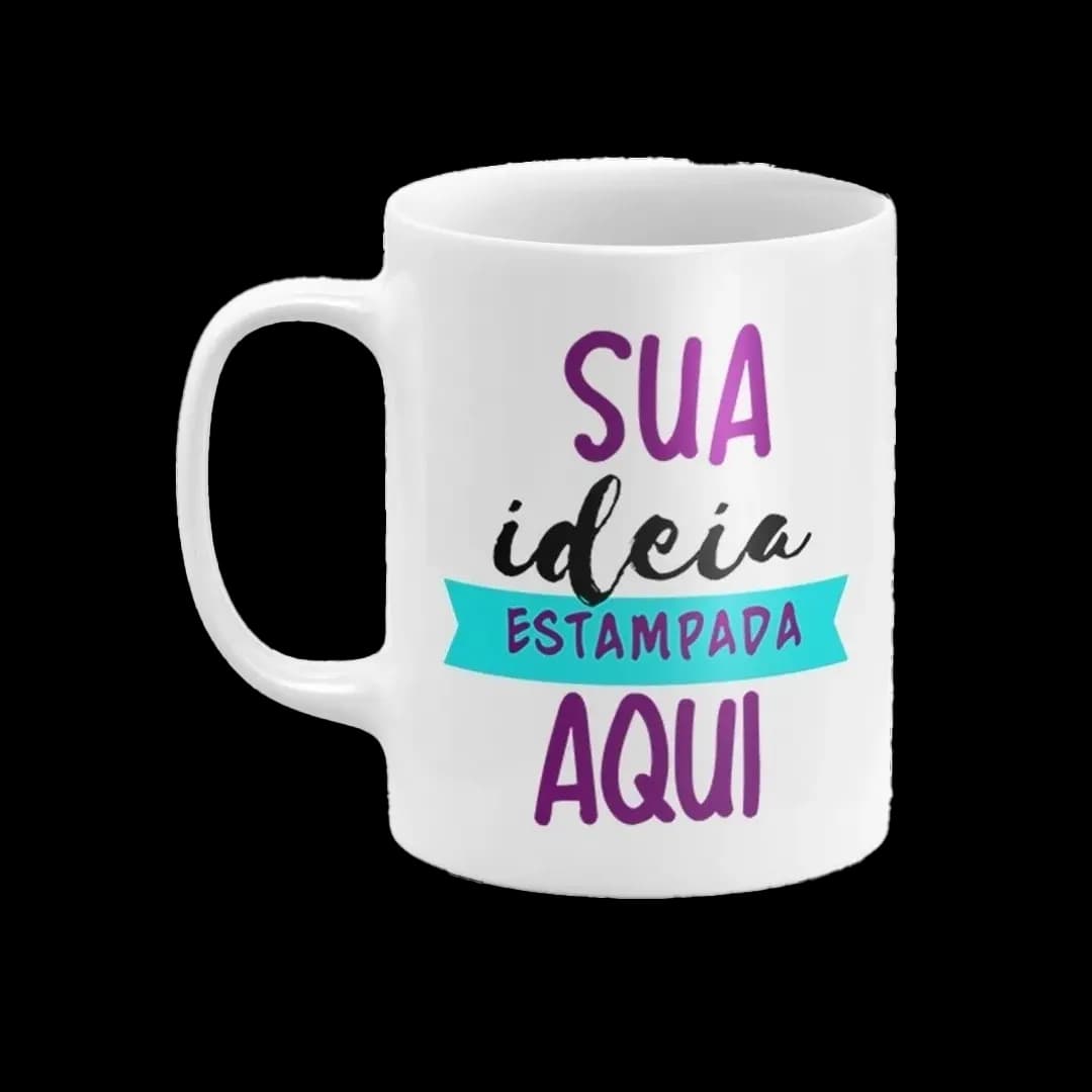 Caneca de porcelana