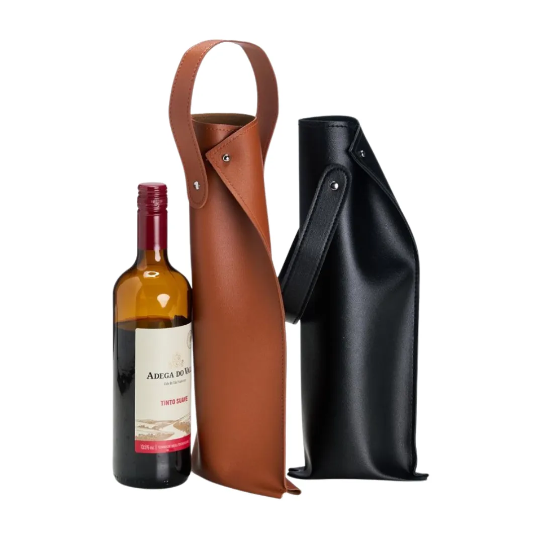 Porta vinho em PU